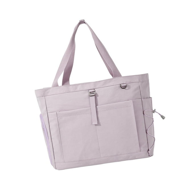 Lipstore Tennis Racket Tote Pickleball Rackets Storage Stylish Badminton Racket Bag Sport Rackets Bag for Laptop Badminton Racquet Gym Pink