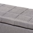 thumbnail image 2 of Baxton Studio Fera Tufted Fabric Ottoman with Storage in Gray, 2 of 11