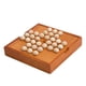thumbnail image 4 of Juego de mesa solitario,Juego de mesa solitario Juego de mesa solitario de madera,Juego de mesa solitario hecho a mano 34 ,Juego de solitario Rompecabezas de madera Juego de mesa, 4 of 6