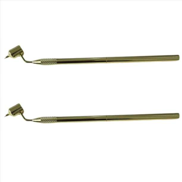 2X Bolígrafo Líquido de Línea Fina para Aplicar Pintura, Marcador de Precisión en Ángulo para Reparar Arañazos de Rocas en el Automóvil, 0,3 mm