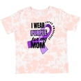 thumbnail image 3 of Inktastic I Wear Purple for My Mom Lupus Awareness Boys or Girls Toddler T-Shirt, 3 of 5
