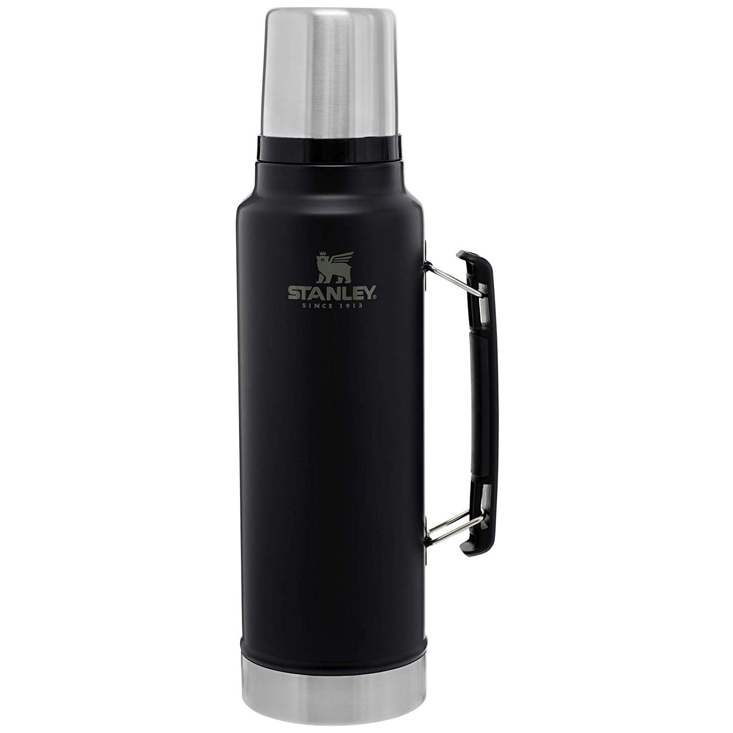 Stanley Classic Legendary Vacuum Insulated Bottle Matte Black 1.5qt