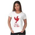 thumbnail image 4 of Live Jesus Christ Peaceful God Love Womens Fitted Plus Size Graphic Tee Brisco Brands 3X, 4 of 5