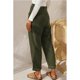 thumbnail image 3 of Pantalones largos de cintura alta, pantalones rectos sueltos, pantalones largos puros, pantalones largos con bolsillos, valor excepcional, 3 of 5