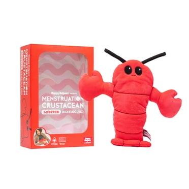 The Happy Helpers Lobster Heating Pad, 12"x5.5”, 1 Microwaveable, Cramp Relief by What Do You Meme?