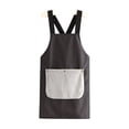 thumbnail image 2 of Plus Size Aprons For Women, Aprons For Women With Pockets Plus Size, Aprons For Women With Pockets Removable Aprons For Cooking Oil Bib Multi Functional Hand Towel Kitchen Apron, 2 of 9