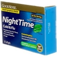 thumbnail image 5 of GoodSense Acetaminophen Nighttime Cold & Flu Relief Softgels, 16 Ct, 5 of 5