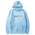 thumbnail image 1 of VBARHMQRT Fall Sweatshirts Male Hoodie Design Long Sleeve Sweatshirt with Partial Print Hooded Large Size Pocket Sweatshirt Top, 1 of 4