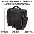 thumbnail image 2 of ENHANCE RPG Dungeons and Dragons - Bolsa de viaje para juegos de mesa con miniaturas, bolsa de transporte acolchada con múltiples compartimentos con compartimento para libros (4-8) y bolsillo para dad, 2 of 5