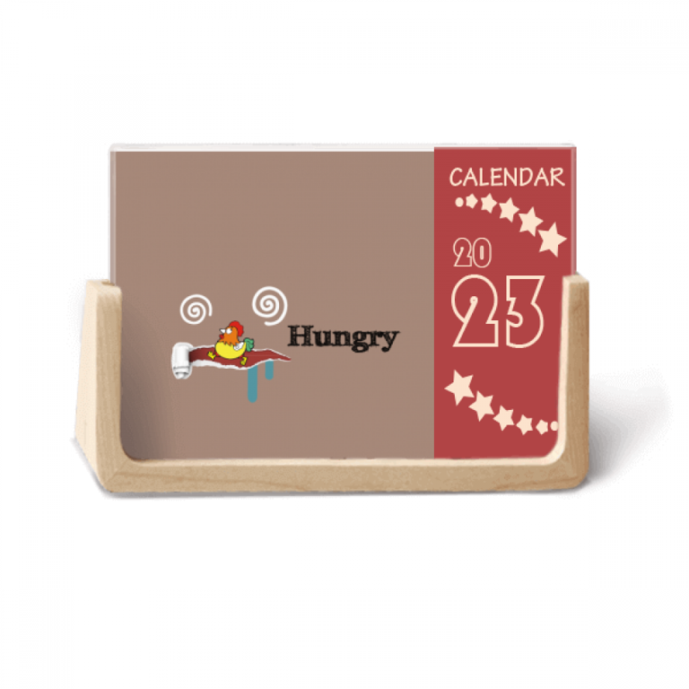 hungry-brown-emotion-dizzy-chicken-desk-calendar-desktop-decoration-2023-walmart-com