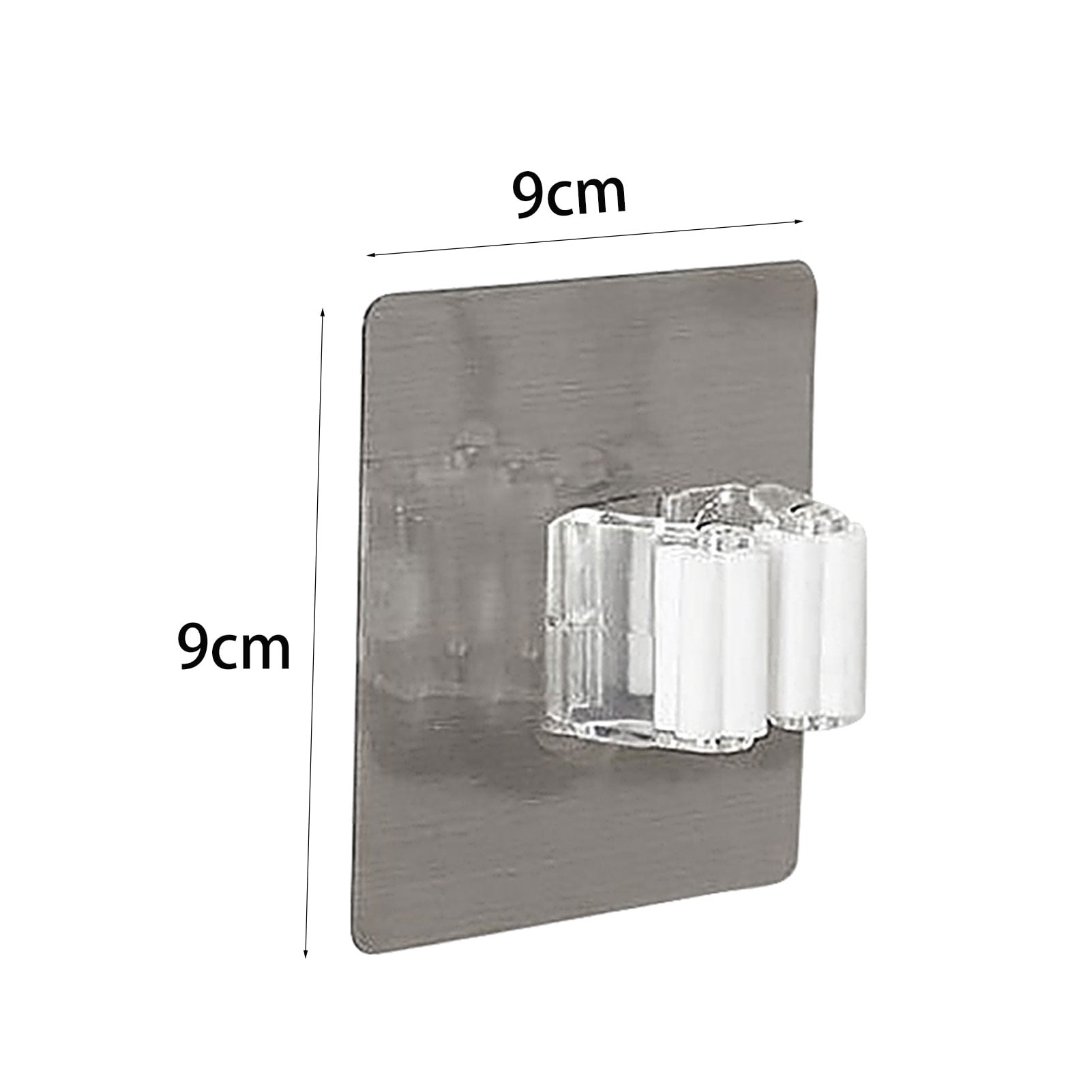 Transparent Black, Double Buckle Free Punching Bathroom Seamless Stickers Mop Rack Self Adhesive Mop Rack Wall Mounted Seamless Broom Hanger Storage Rack Transparent Black, Double Buckle Free Punching Bathroom Seamless Stickers Mop Rack Self Adhesive Mop Rack Wall Mounted Seamless Broom Hanger Storage Rack