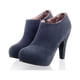 thumbnail image 5 of NECHOLOGY Botas Mujer Zapatos Botines para mujer Zapatos de invierno de ante para mujer, botines con cremallera lateral, zapatos de mujer a la moda, botas esmeriladas de tacón (Blue, 6.50), 5 of 6