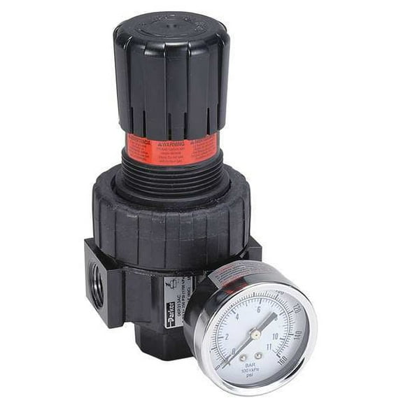 Parker Air Regulator,3/8 In. NPT,60 cfm,250 psi 06R218AC