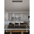 thumbnail image 3 of AFX  Lock 3 Light Linear Pendant - Medium Base 120V Satin Nickel, 3 of 5
