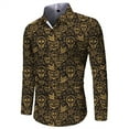 thumbnail image 4 of Camisas florales con personalidad de moda 2024 para hombres, camisas de manga larga con solapa estampadas en 3D, ropa informal vintage Y2k ajustada para mujer, 4 of 5