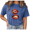 3-Blue, variant on Giffimy Women's Blue Hip-Hop Lip Art Tee Vintage Washed T-Shirt Short Sleeve Relaxed Fit Top