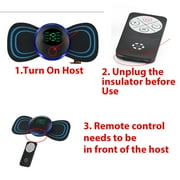 Portable Mini Massager with 5 pcs Free Gel Pads, Mini Neck Massager Cervical Massage, Back Massagers,Whole Body Massager