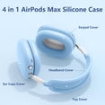 thumbnail image 4 of Funda de Silicona para AirPods Max 2024 USB-C Azul Cielo, 4 of 6