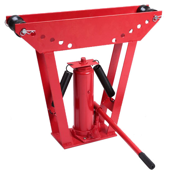 Ktaxon 12 Ton Exhaust Tubing Bender 1/2 Inch Square Hydraulic Hand Pump Tubing Bender Stroke 130