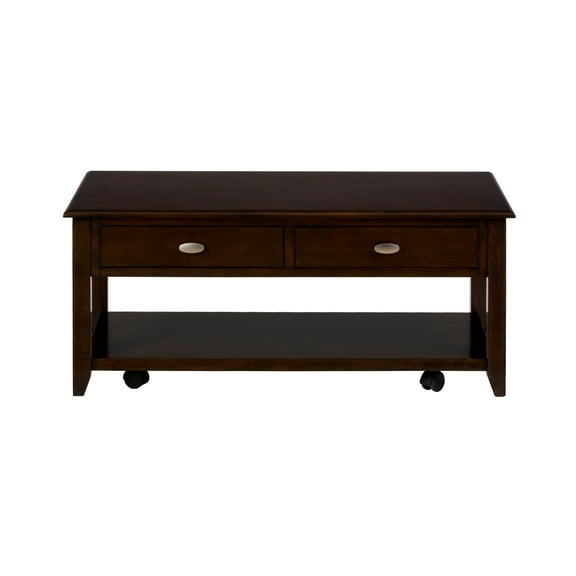 Jofran Merlot Warm Contemporary 44" Coffee Table