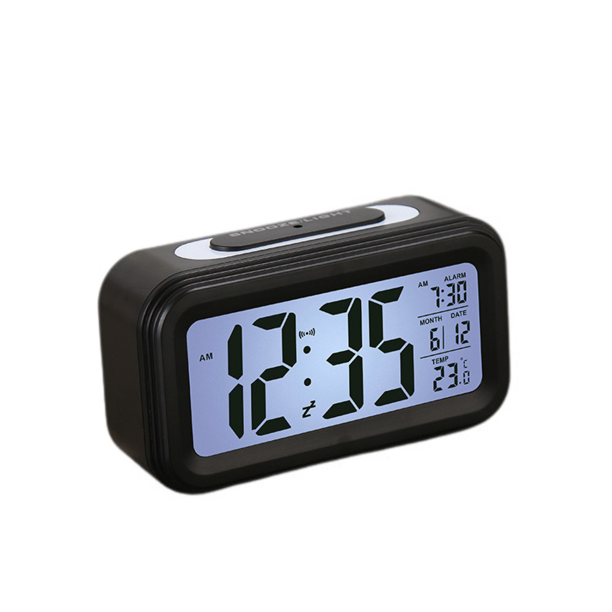 Battery Operated Cordless Digital Alarm Clock for Bedrooms Office Heavy