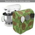 thumbnail image 2 of Animal Stand Mixer Cover, Repeating Abstract Camouflage Color Frogs Illustration, Kitchen Appliance Organizer Bag Cover with Pockets, 5 Quarts, Caramel Fern Green, by Ambesonne, 2 of 4