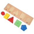 thumbnail image 1 of Tablero geométrico, juguete educativo a juego geométrico de madera, bebé para nios de más de un aoBabyToys Fyydes Descripción de la referencia, 1 of 6