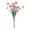 B, variant on 1 Pcs Artificial Violet Flower, Faux Violets Bouquet, UV Resistant Faux Plants, Outdoor Fake Flowers Centerpieces for Home Garde Table Bride Wedding Party Decoration 13.8"