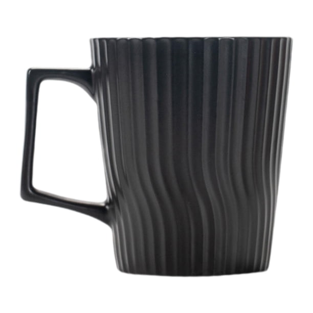 Taza de café de cerámica de 400 ml, taza para café con leche, taza para regalo de cumpleaños, taza para oficina, taza para leche negro