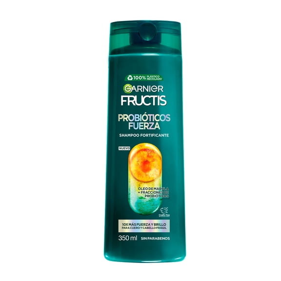 Shampoo Garnier Fructis probióticos fuerza 350 ml