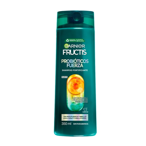 Shampoo Garnier Fructis probióticos fuerza 350 ml