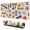 Paw Prints-2, variant on Long Mouse Pads for Desk,Paw Prints and Bones Desk Mats on Top Of Desks, Desk Mouse Pad Extra Large with 3mm Non-Slip Base and Stitched Edge for Gaming,Office,Work,Home 31.5"x11.8"