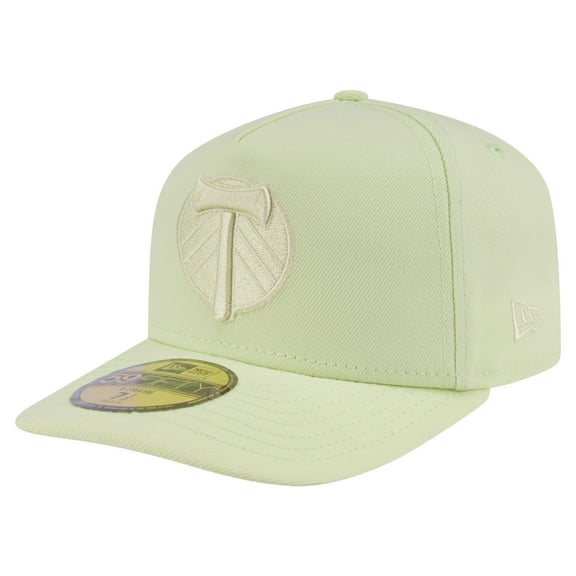 Men's New Era Green Portland Timbers Color Pack A-Frame 59FIFTY Fitted Hat