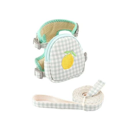 Pet Backpack Harness With Leash For Cat Small Dog Self Mini Back Pack Pocket Saddle Bags Puppy Bag With Training Leash For Doggie Outdoor Travel Hiking Walking