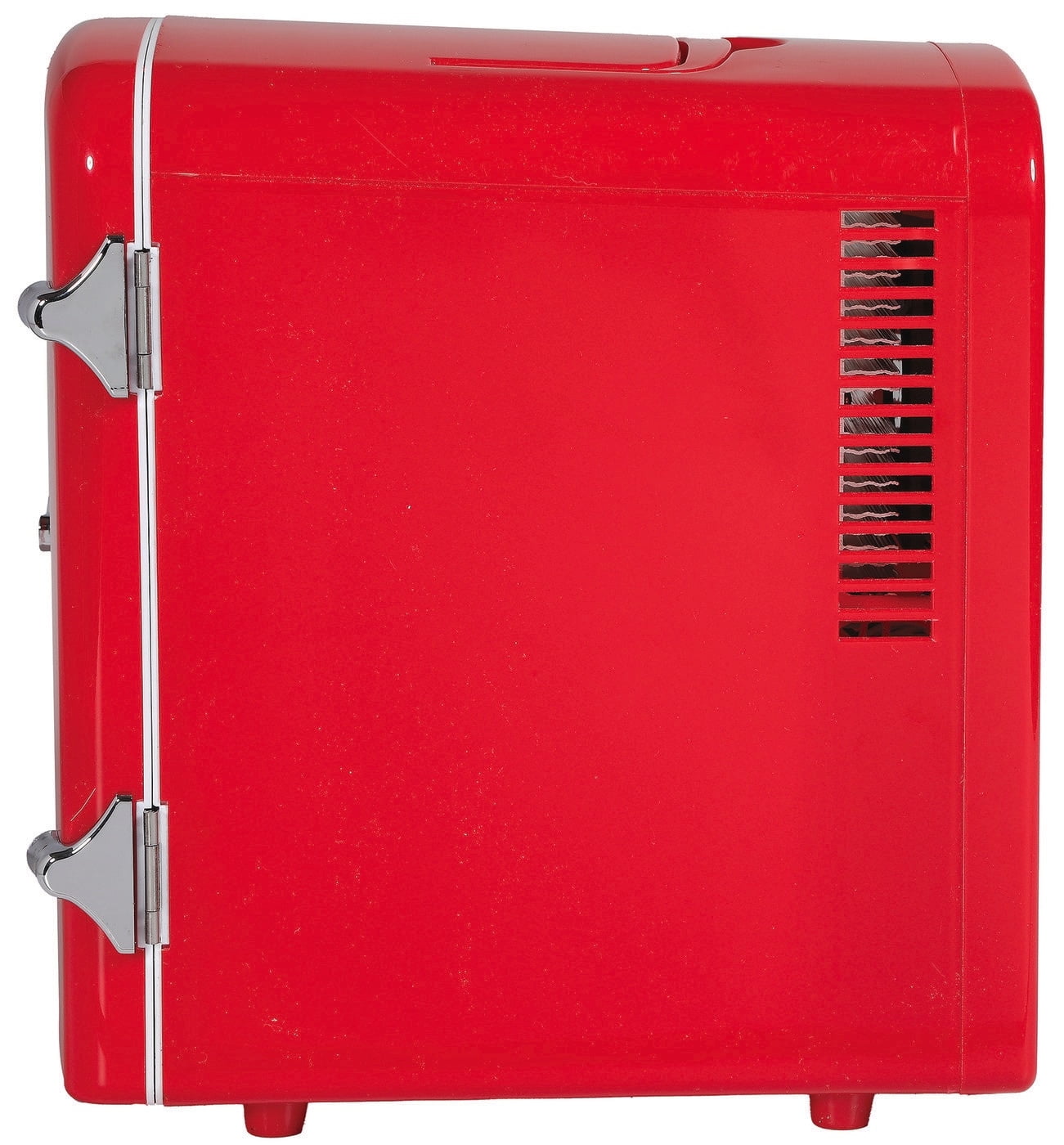 Restored Frigidaire, 6 Can/4L Mini Personal Retro Fridge Cooler, EFMIS229, Red (Refurbished)
