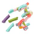 thumbnail image 4 of 62 piezas de tobogán de pato para bebé, juguetes de baño, tobogán de agua, pista de pared, juego de construcción, divertidos juguetes para la hora del baño, regalos de ducha para niños pequeños, 4 of 14