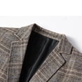 thumbnail image 5 of Chaqueta de traje para hombre, traje informal, primavera, fino, de mediana edad, individual, estilo occidental, 5 of 5