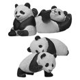 thumbnail image 5 of 4 figuras decorativas de panda en miniatura, adorables animales para decorar el hogar., 5 of 5