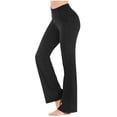 thumbnail image 4 of Pantalones de yoga de cintura alta, estilo micro, de pierna ancha y transpirables, para mujer, 4 of 5