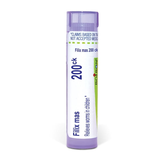 Boiron Filix Mas 200CK, Homeopathic Medicine for Worms In Children, 80 Pellets