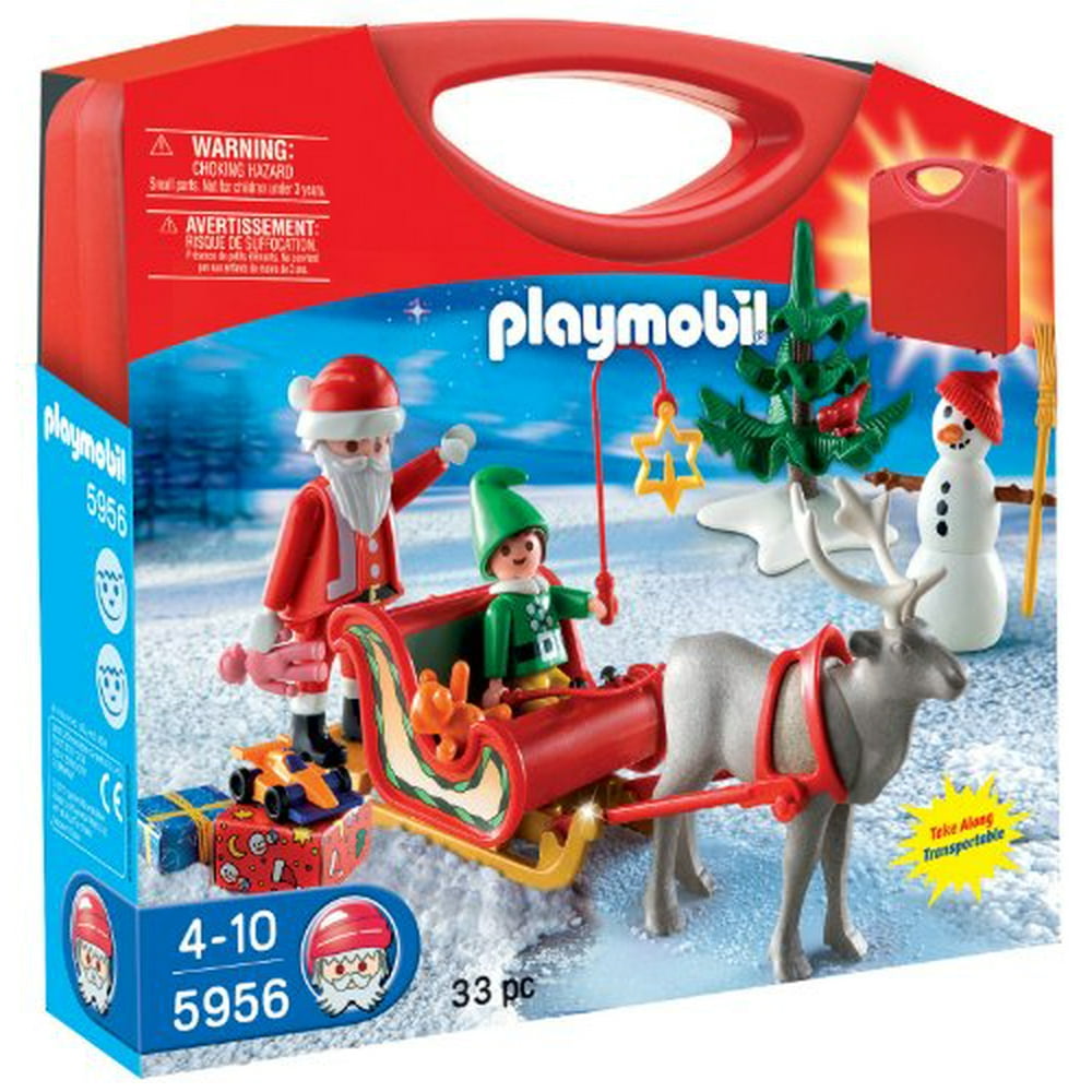 PLAYMOBIL Santa with Sleigh and Reindeer Playset - Walmart.com PLAYMOBIL Santa with Sleigh and Reindeer Playset - Walmart.com