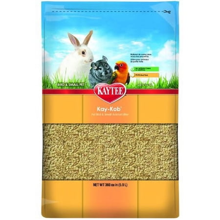 Kaytee Kay Kob Bird & Small Animal Natural Bedding & Litter, 360-Cu