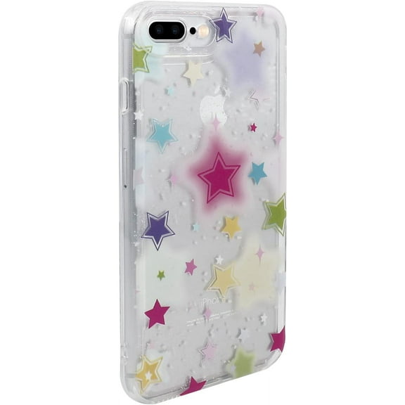 for iPhone 7 Plus/iPhone 8 Plus Case, Slim Cover Shockproof Bumper Protection Phone Case for iPhone 7 Plus/iPhone 8 Plus (5.5 inch), Glitter Star