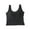 Black, variant on AherBiu Summer Tops for Women Sleeveless Yoga Tank Tops with Built in Bra Cropped Workout Tops Tshirts