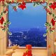 thumbnail image 3 of Nueva Vida de Navidad Descubre Hojas Falsas Artificiales, Decoraciones de Navidad Simular Vida de Navidad Decoraciones de Navidad Interior, 3 of 6