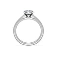 thumbnail image 2 of 1.00 Carat Brilliant Radiant Cut Natural Diamond Solitaire Beautiful Ring for Engagement Solid 14K White Gold Size 9, 2 of 8