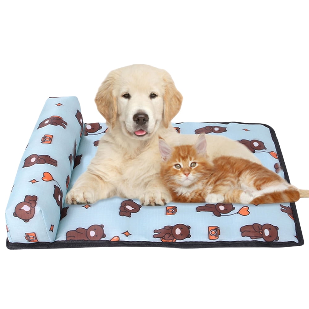 Mlqidk Ice Silk Cooling Mat for Dogs & Cats, Pet Self Cooling Pad