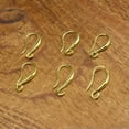 thumbnail image 3 of QQTDFG Wholesale Lot Beads Jewelry Findings 18K Gold Filled Pinch Ring Hook Earrings-100PCS, 3 of 9