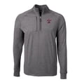 thumbnail image 2 of Men's Cutter & Buck Heather Black Texas A&M Aggies Big & Tall Adapt Eco Knit Heather Quarter-Zip Top, 2 of 3
