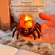 thumbnail image 2 of Paquete de 12 Velas de Té con Forma de Araña para Halloween, Velas LED Sin Llama Que Funcionan con Pilas para Decoración de Mesas de Fiesta., 2 of 5